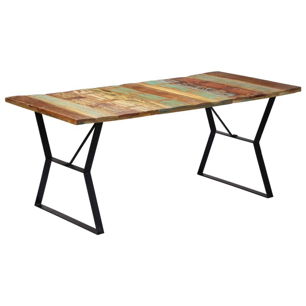 Esstisch 140x80x76 cm Altholz Massiv