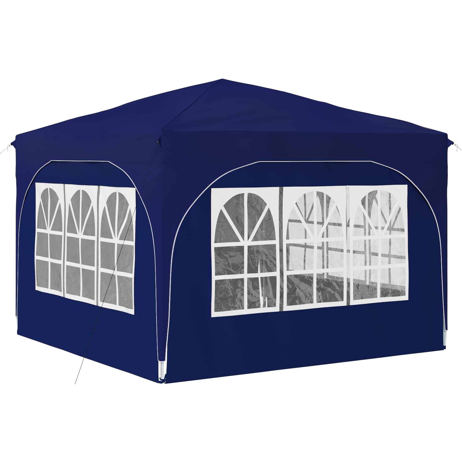 Pop-up Partyzelt 290 x 290 x 245 cm Creme