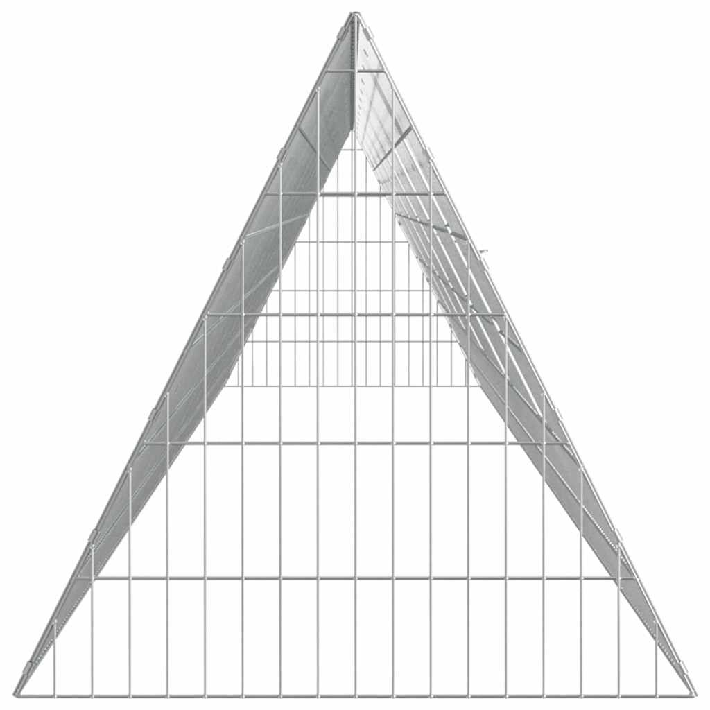 Hasenkäfig Silber 110 x 55 x 55 cm Verzinkter Stahl