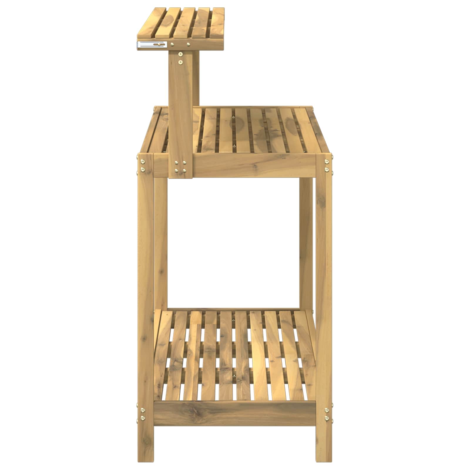 Outdoor Umtopfbank 56,5 x 48,5 x 107 cm Massivholz Akazie Natur