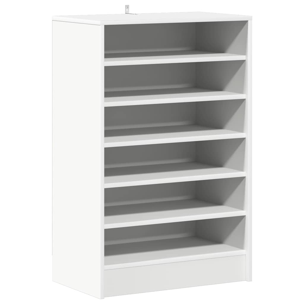 Schuhschrank Weiß 60x35x70 cm Holzwerkstoff