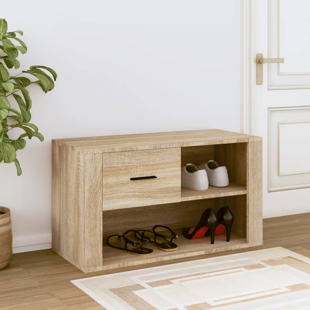 Schuhschrank Weiß 80x35x45 cm Holzwerkstoff
