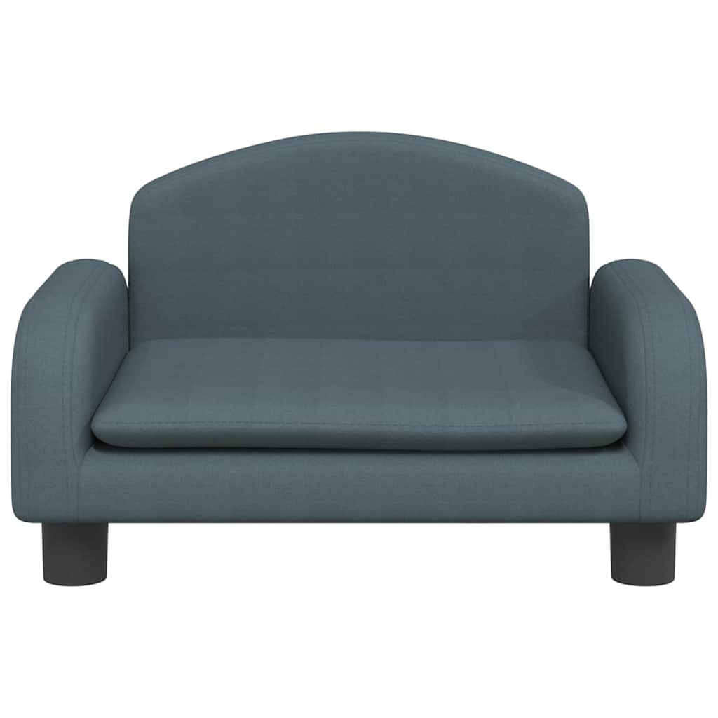 Hundebett Dunkelgrau 70x45x30 cm Stoff