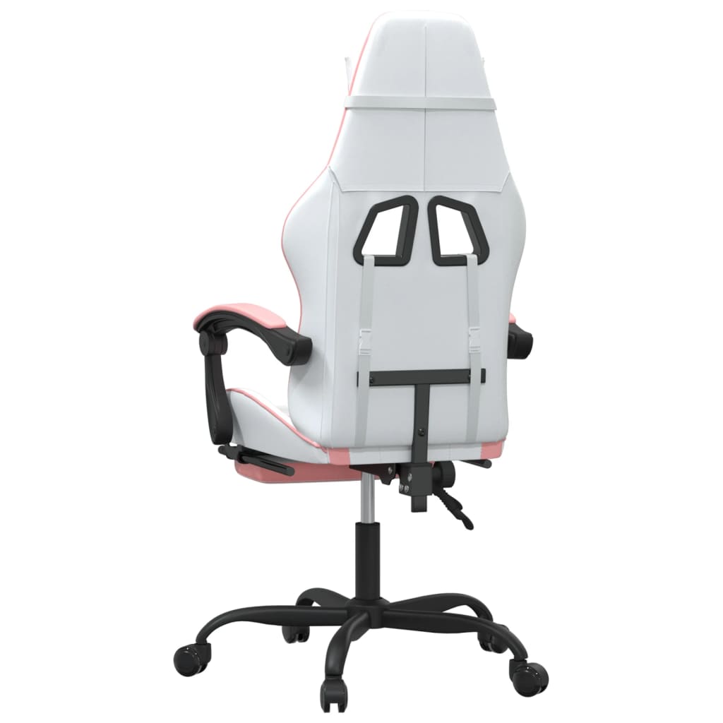 Gaming-Stuhl Drehbar Schwarz und Rot Kunstleder