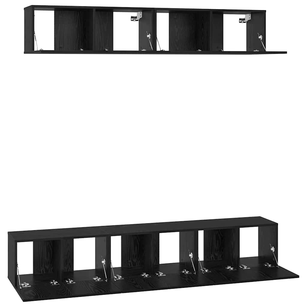 5-tlg. TV-Schrank-Set Weiß Holzwerkstoff
