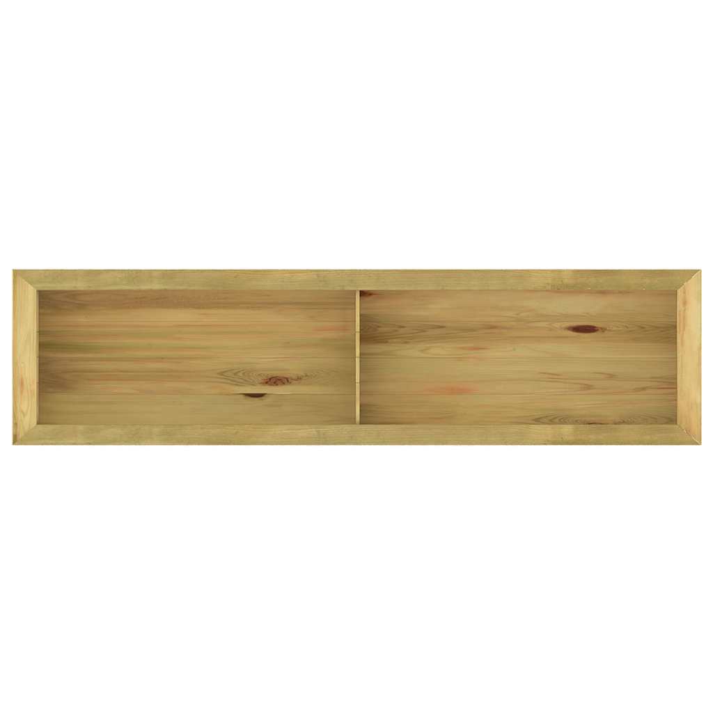 Hochbeet 100 x 50 x 50 cm Kiefernholz Imprägniert