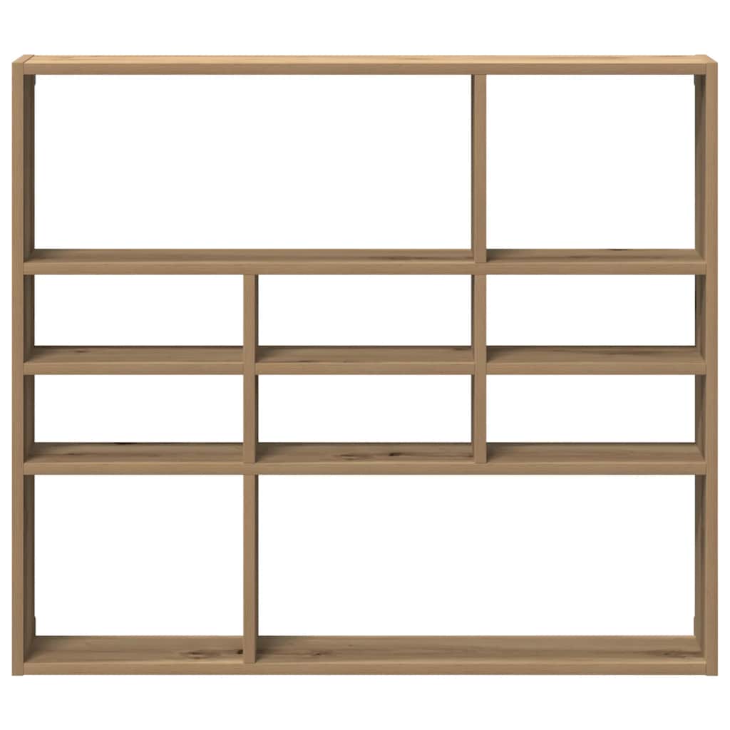 Wandregal Weiß 90x16x78 cm Holzwerkstoff