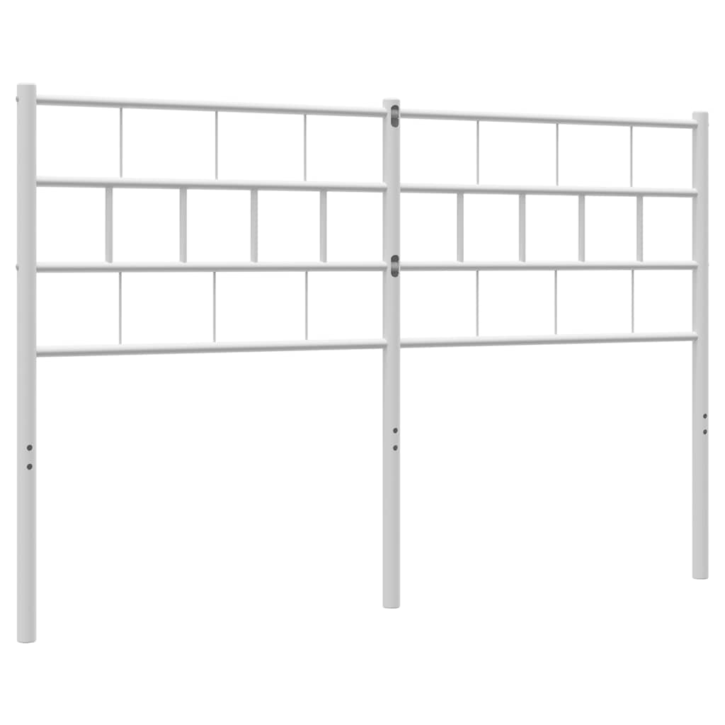 Ersatz-Kopfteil Metall Schwarz 100 cm