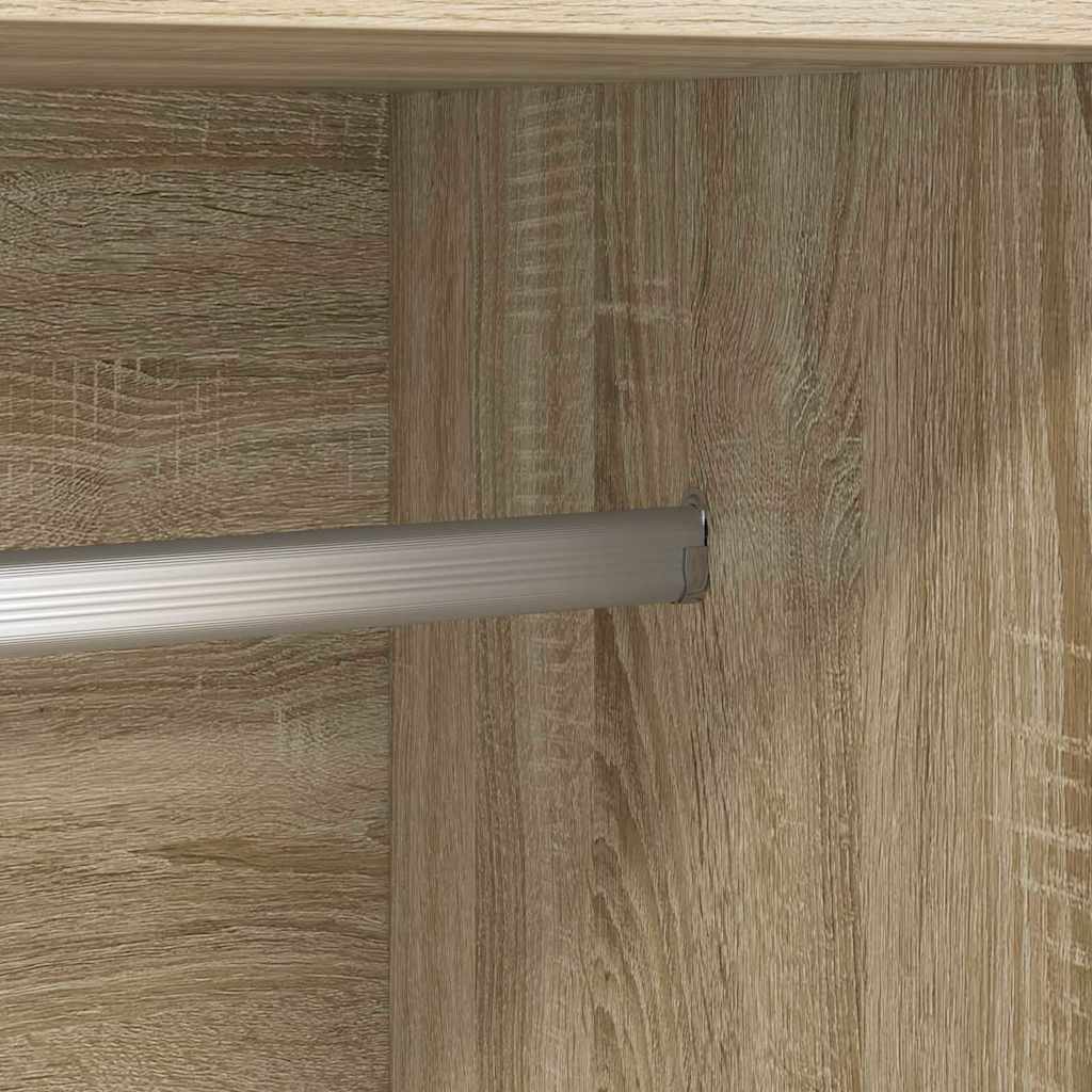 Kleiderschrank Weiß 82,5x51,5x180 cm Holzwerkstoff