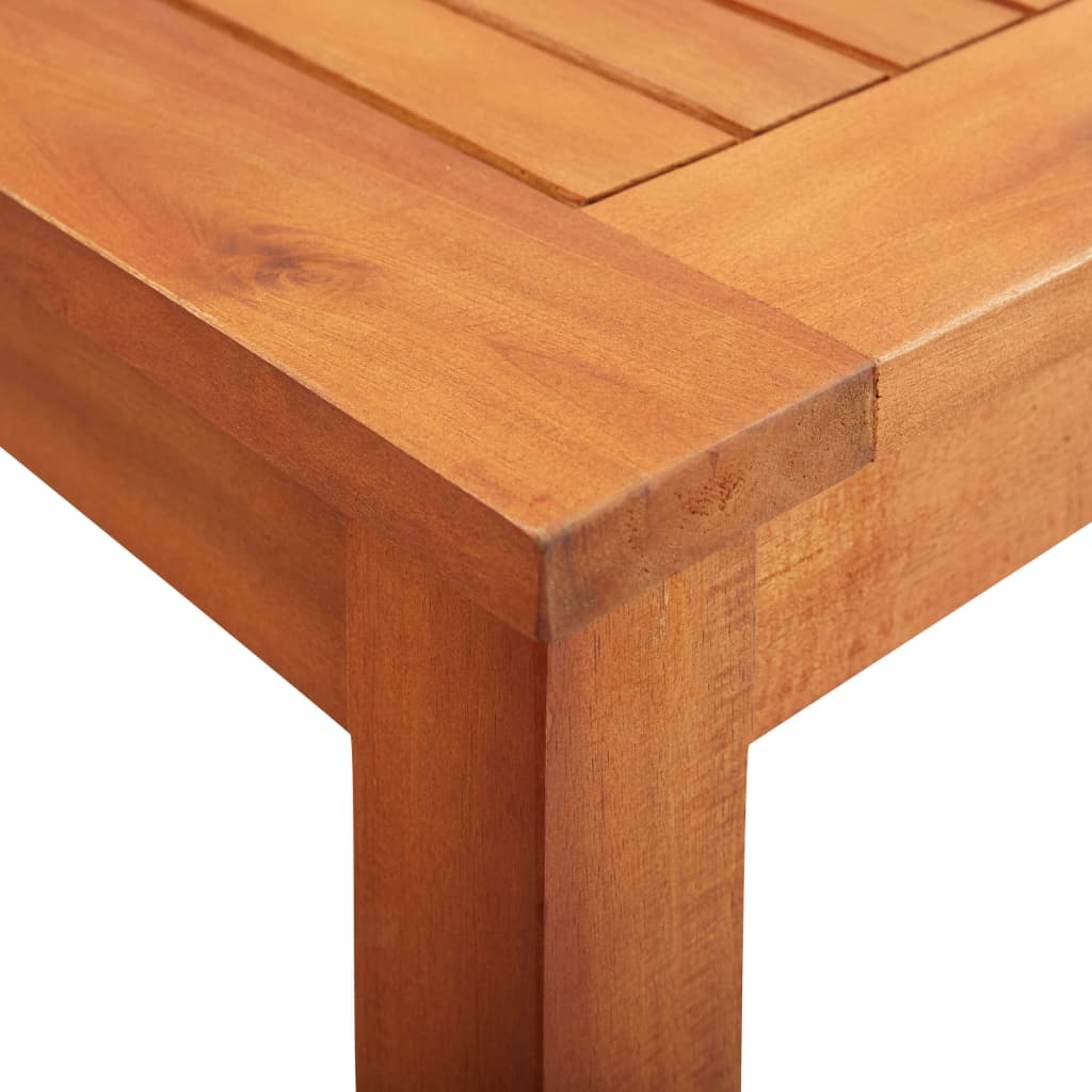 Gartentisch 150x90x74 cm Massivholz Akazie