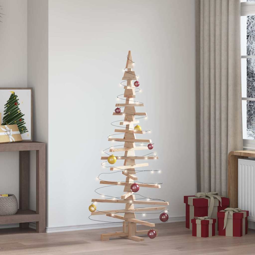 Weihnachtsbaum Holz zum Schmücken 60 cm Massivholz Kiefer