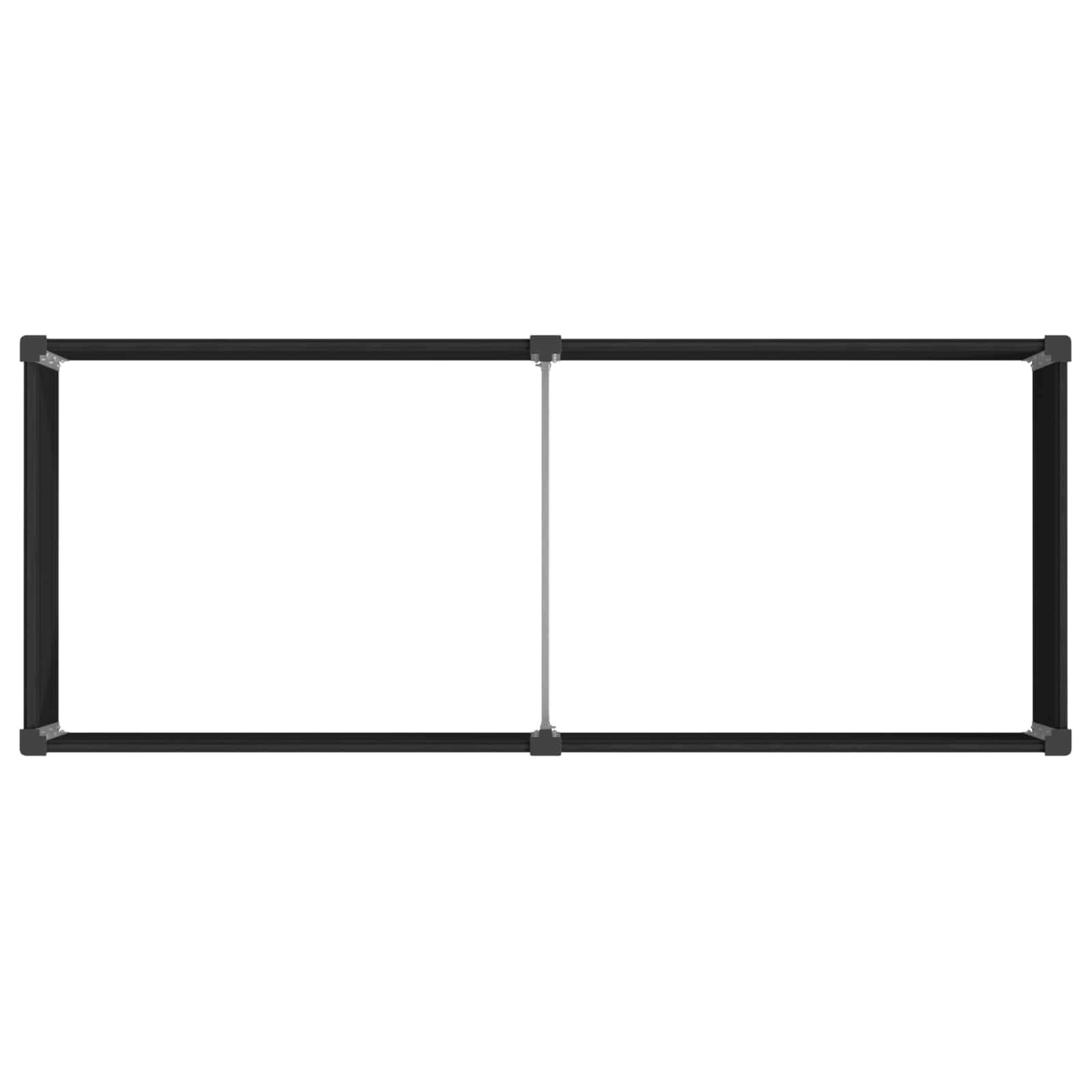Garten-Hochbeet 200x50x54 cm WPC Grau