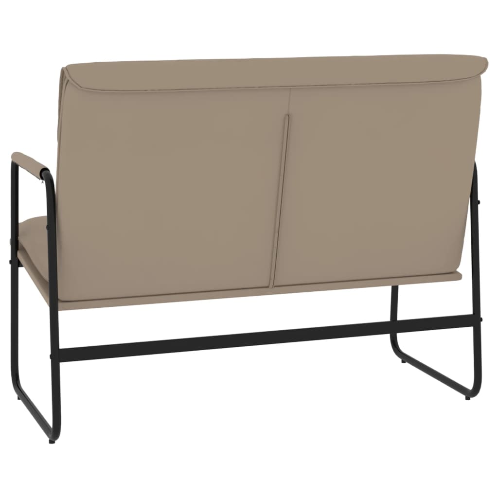 Sitzbank Grau 100x64x80 cm Kunstleder