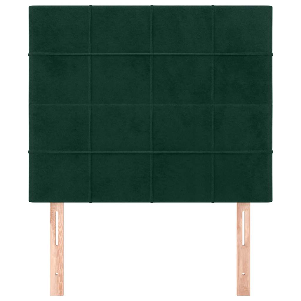 Kopfteil Hellgrau 80x5x118/128 cm Samt