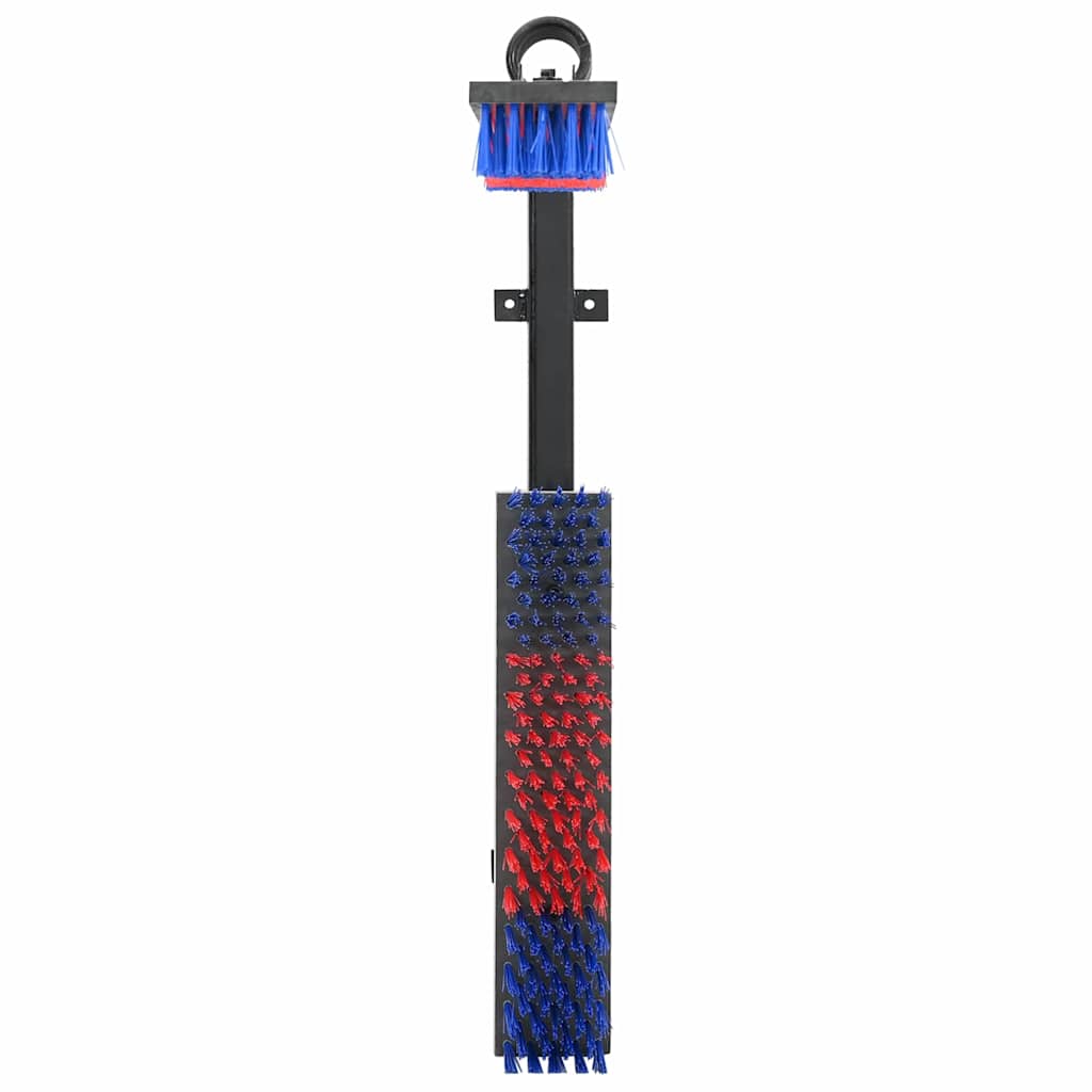 Kühbürste Verstellbar Schwarz und Weiß 84 x 10 x 91 cm PVC