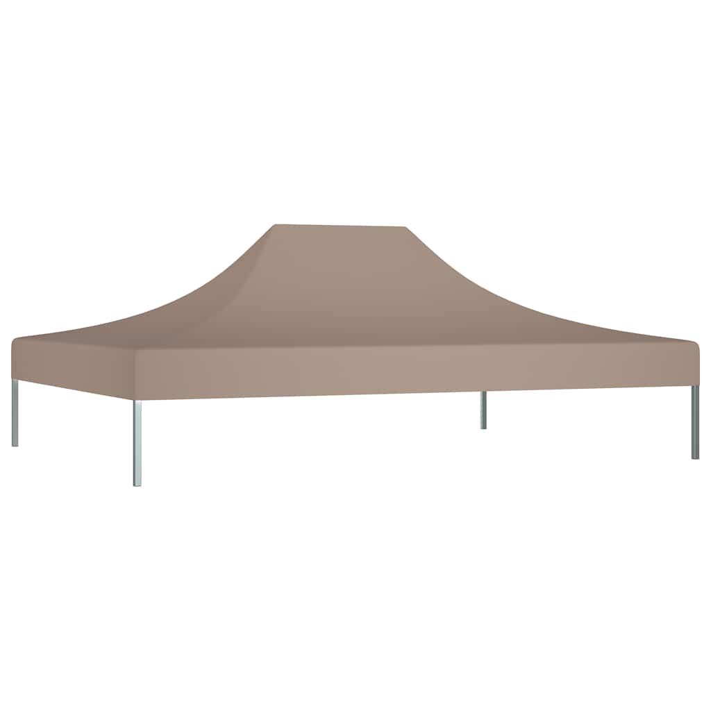 Partyzelt-Dach 3x3 m Beige 270 g/m²