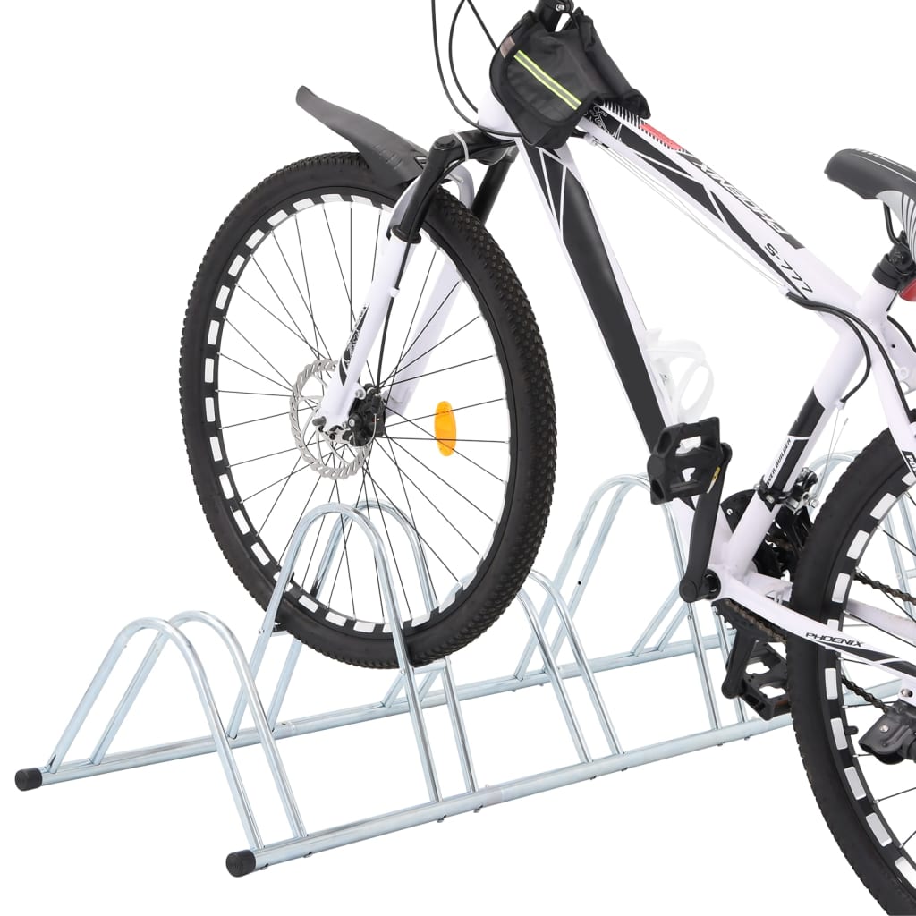 Fahrradständer für 2 Fahrräder Verzinkter Stahl