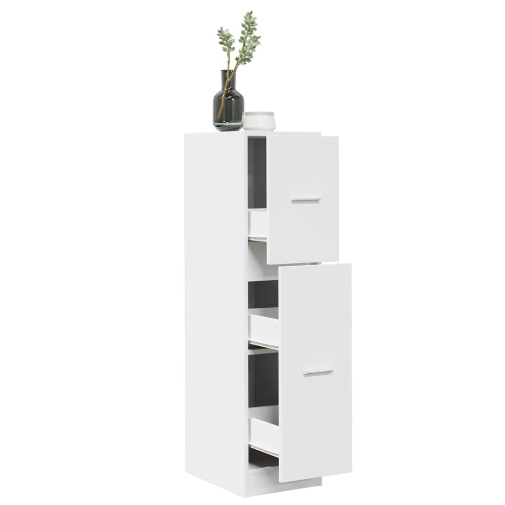 Apothekerschrank Weiß 30 x 41 x 174,5 cm Holzwerkstoff