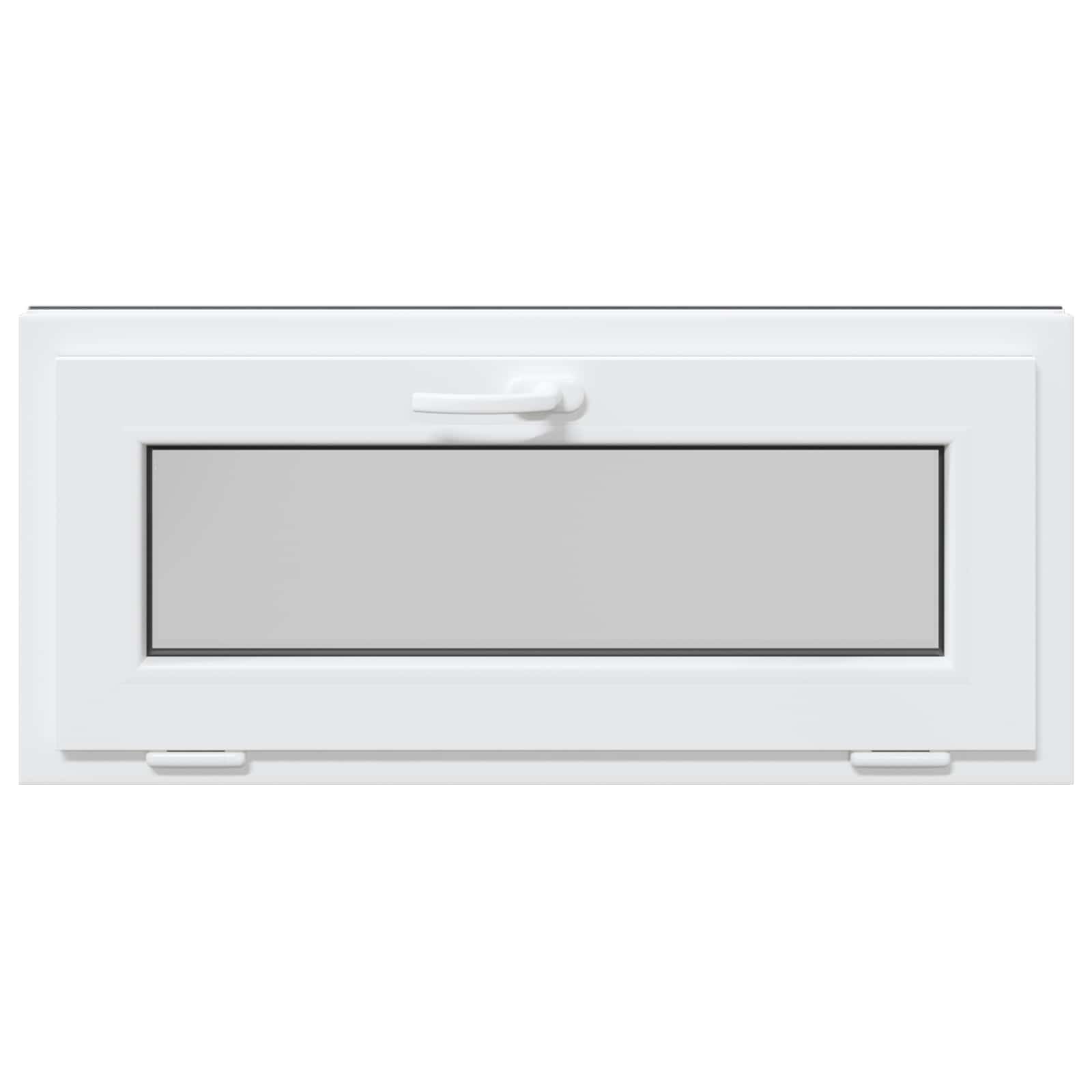Kellerfenster RISOR 60 x 40 cm PVC und Glas Weiß