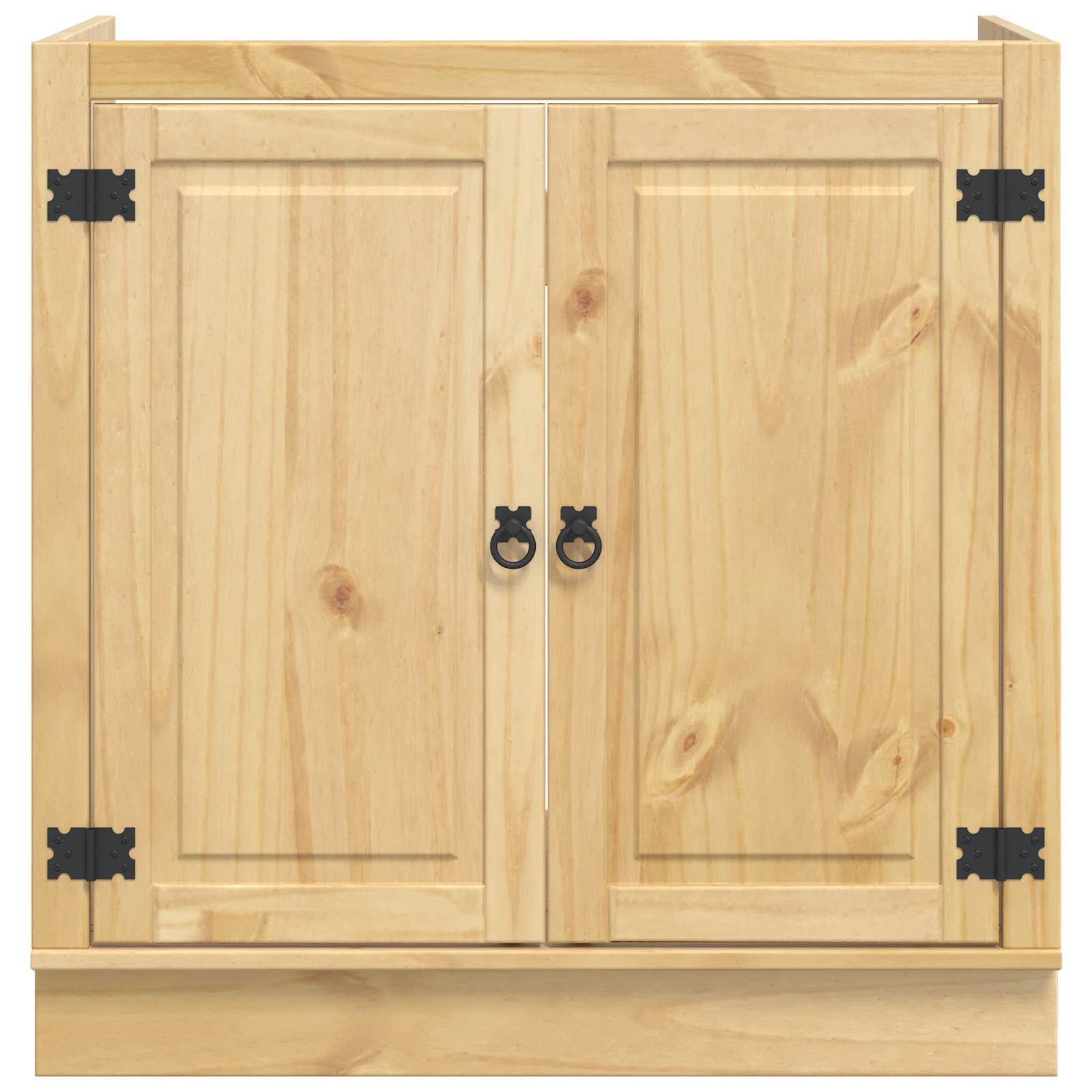 Schrank SKI Honigbraun 60 x 46 x 81,5 cm Massives Kiefernholz