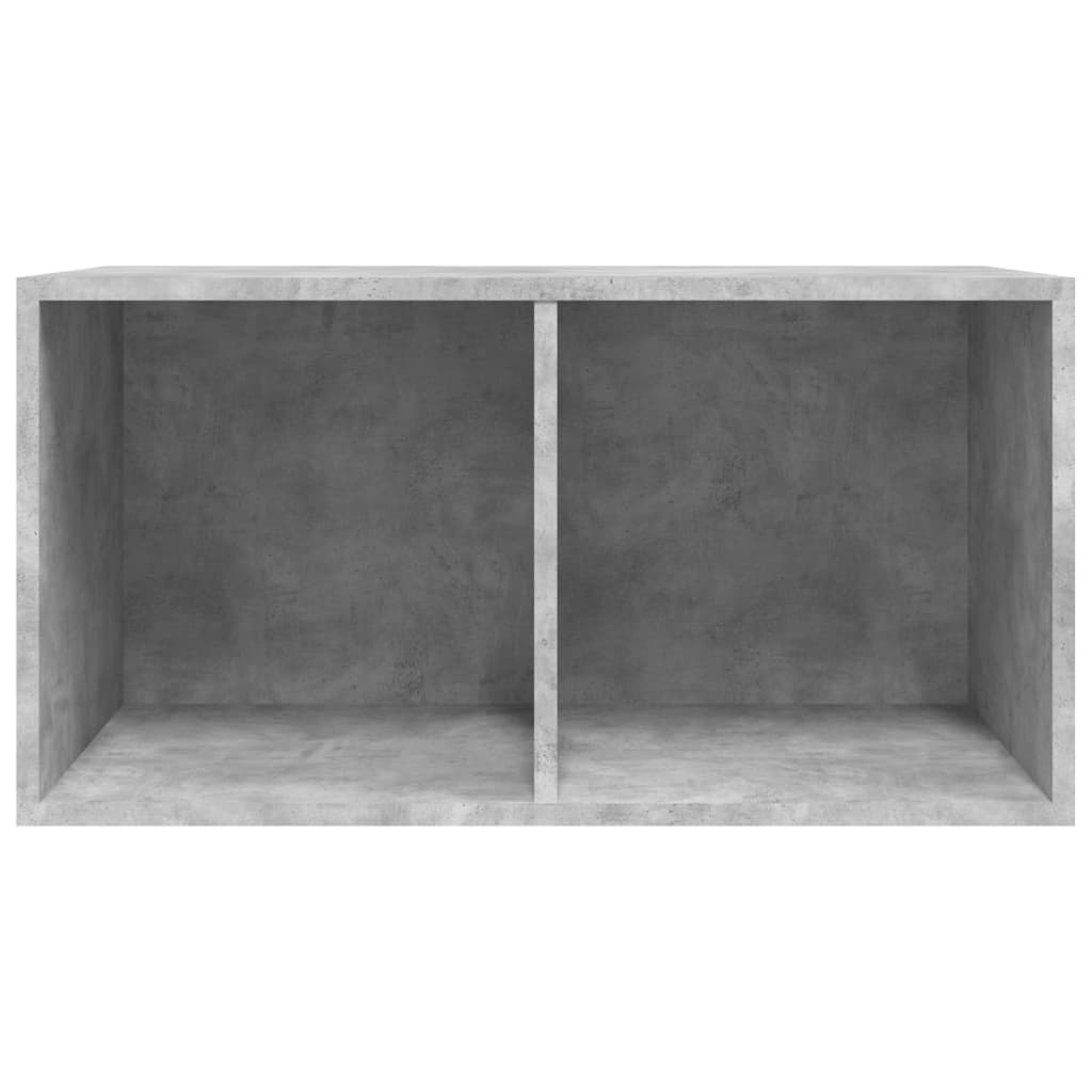 Schallplatten-Aufbewahrungsbox Weiß 71x34x36 cm Holzwerkstoff