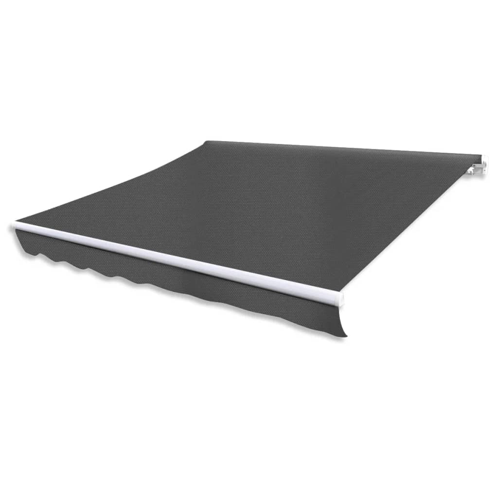 Gelenkarmmarkise Handbetrieben 300 cm Blau/Weiß