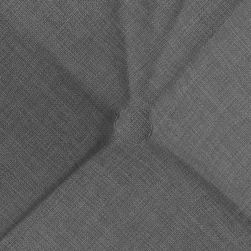 Sitzkissen 4 pcs Hellgrau 40 x 40 x 12 cm Stoff