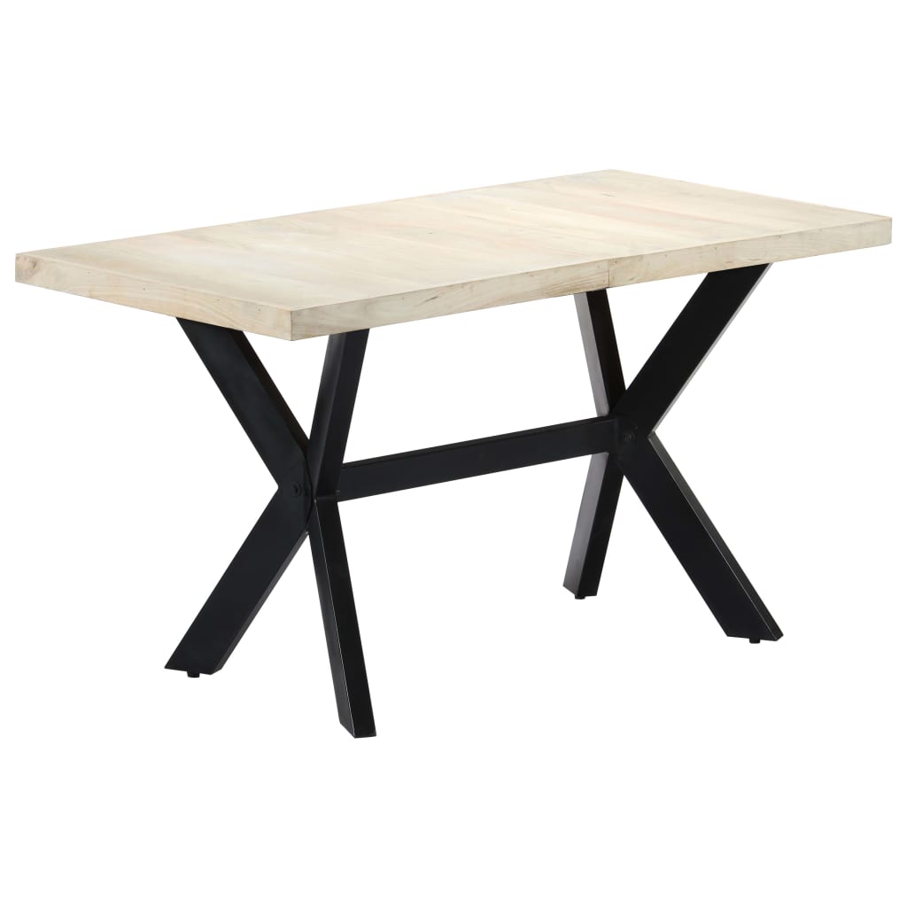 Esstisch Massivholz Mango und Stahlgestell 180 cm