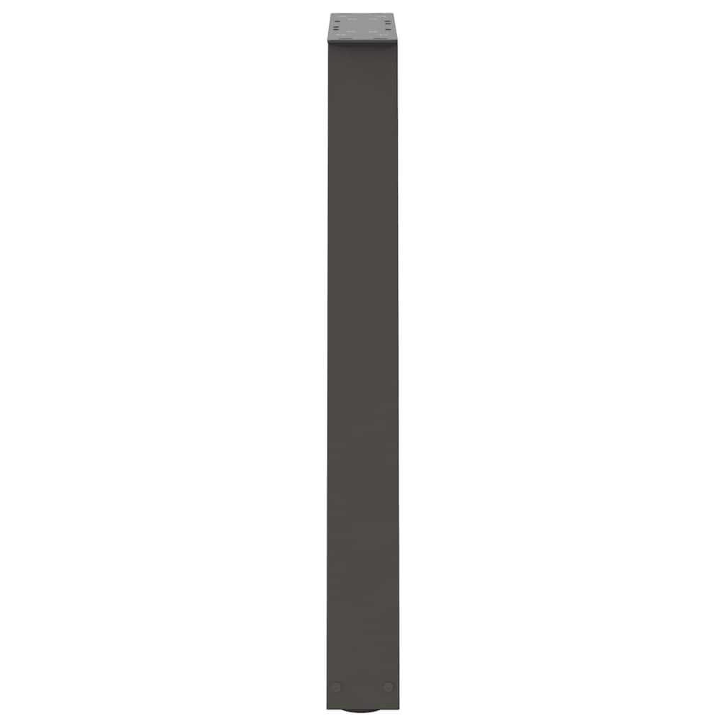 Couchtischbeine V-Form 2 Stück Schwarz 30x(30-31,3) cm Stahl