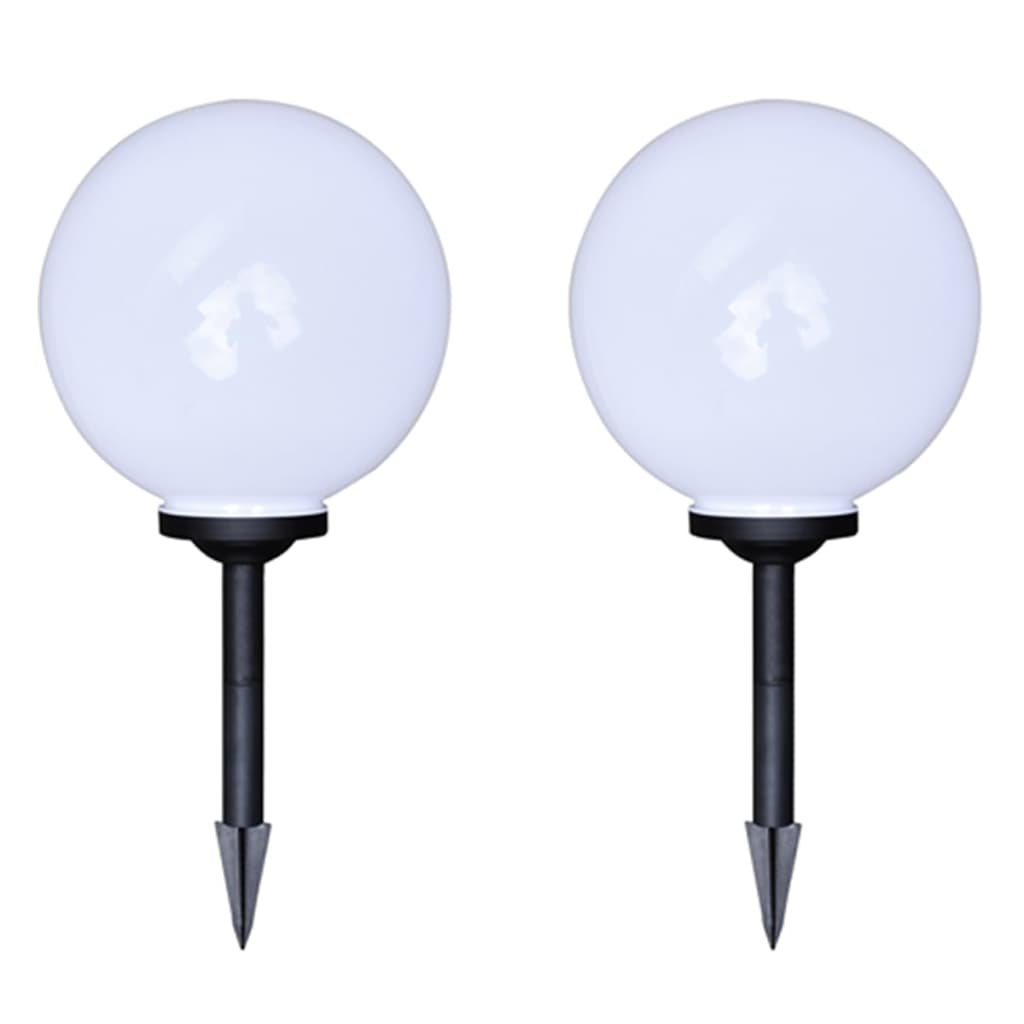 Wegeleuchten 2 Stk. LED 40 cm mit Erdspieß