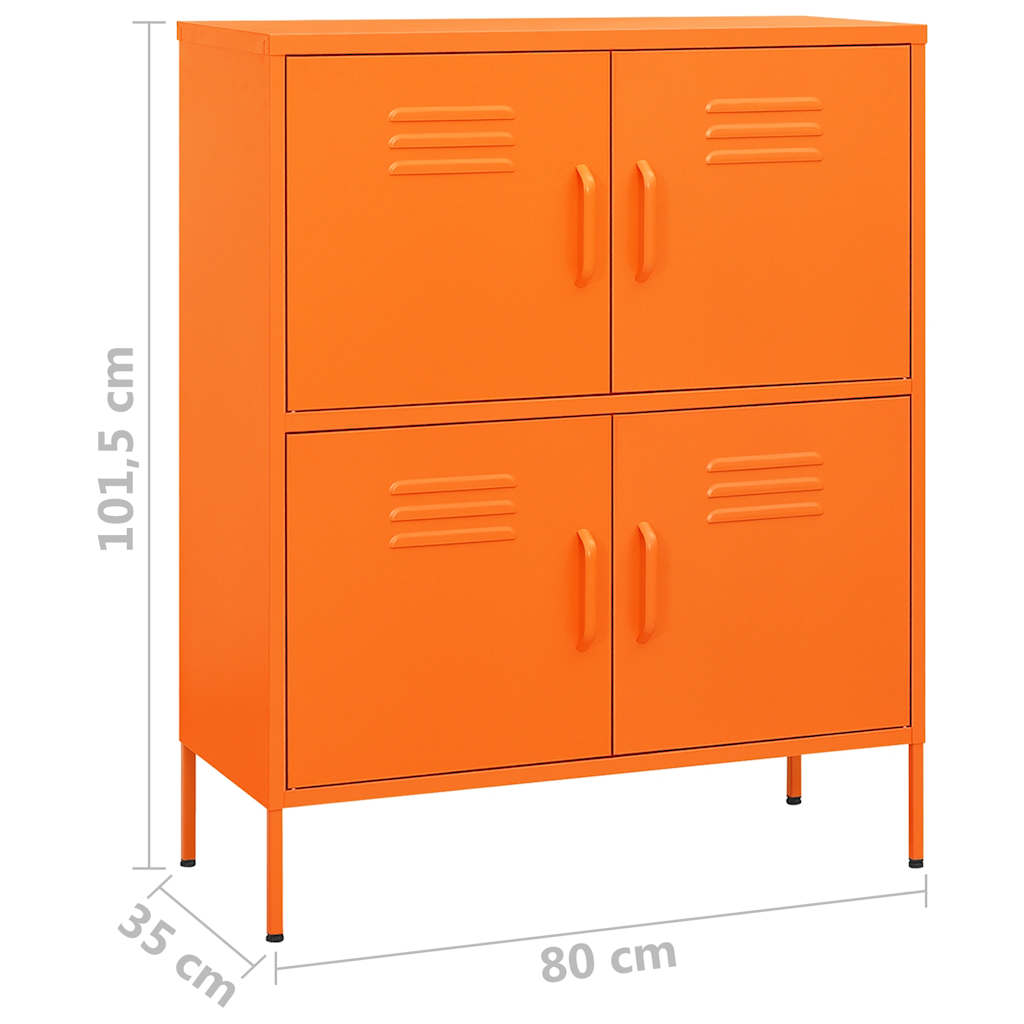 Lagerschrank Olivgrün 80x35x101,5 cm Stahl