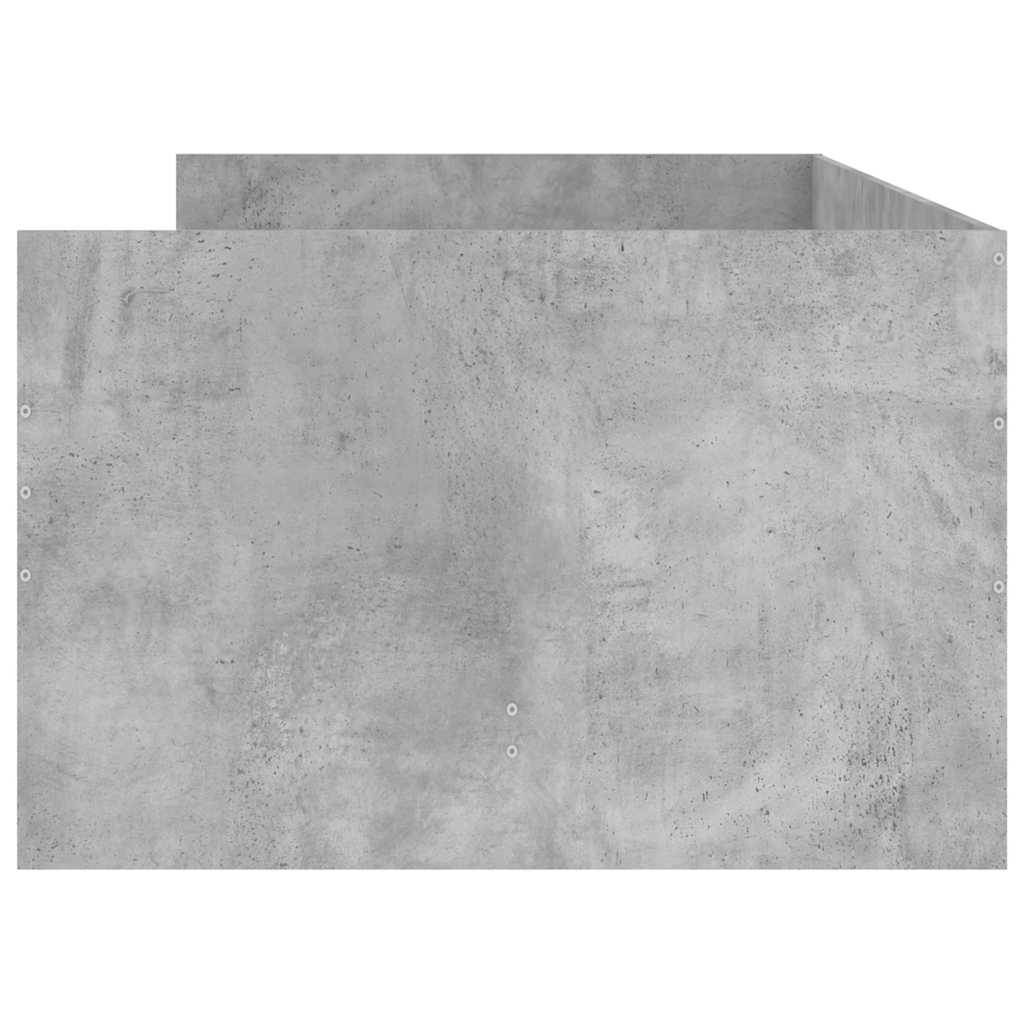 Bett mit Schubladen Braun Eiche-Optik 75x190 cm