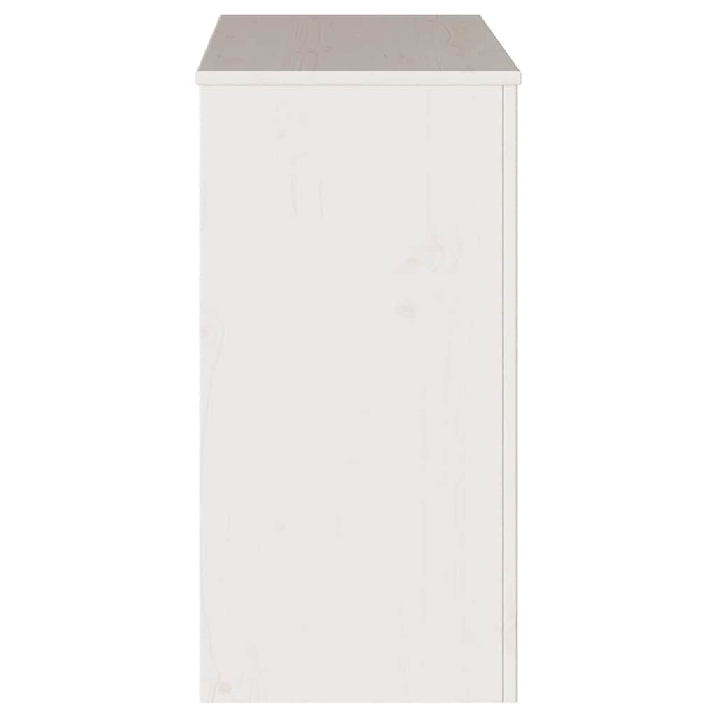Konsolentisch mit Schubladen Drammen Eiche 89,5 x 37 x 73 cm