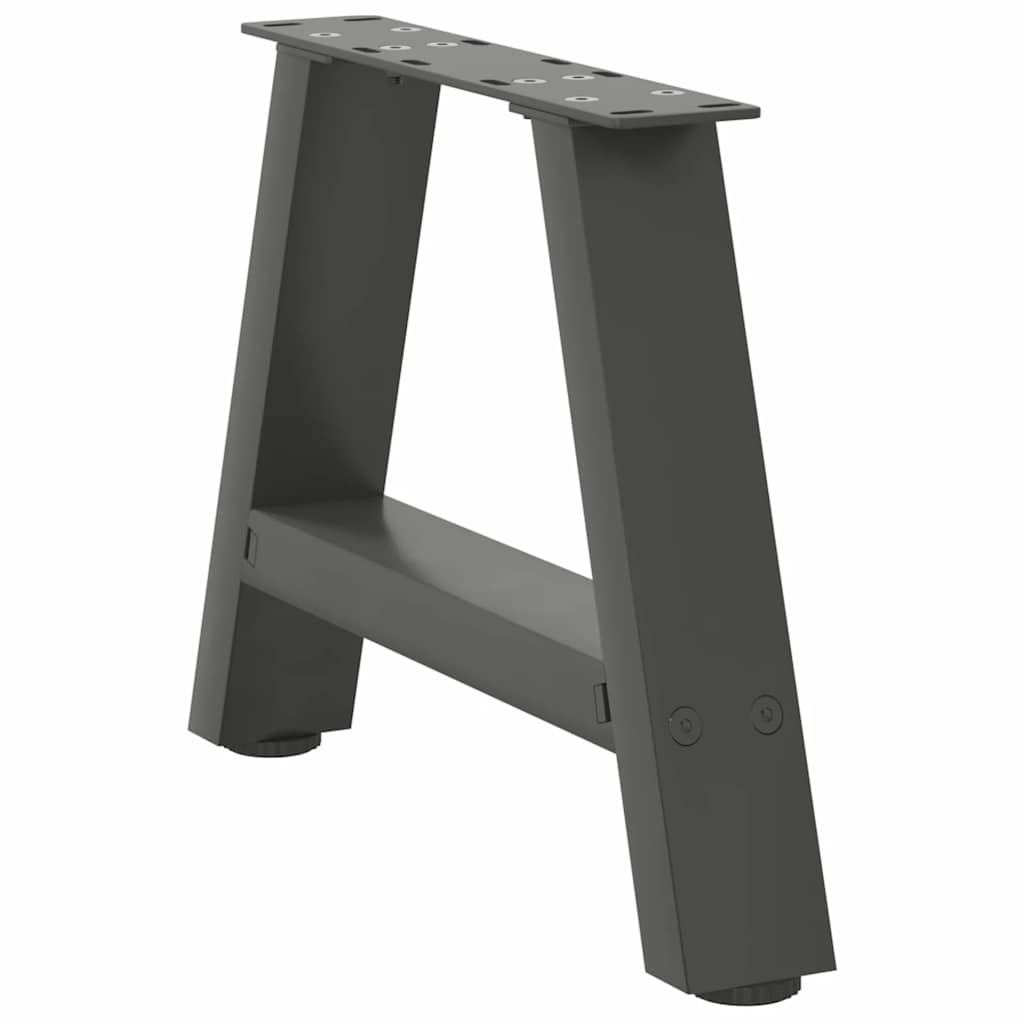 Couchtischbeine A-Form 2 Stk. 30x(30-31) cm Stahl