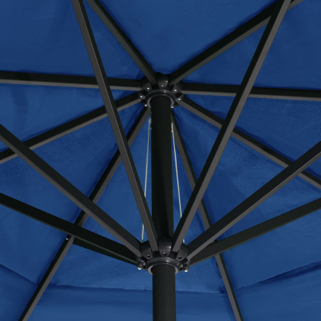 Sonnenschirm Weiß Aluminium 500 cm
