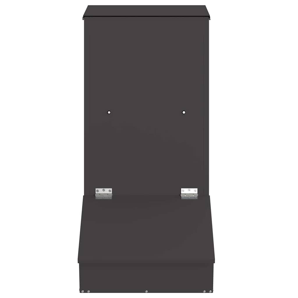Schweinfutterspender Schwarz 55 x 38 x 76 cm