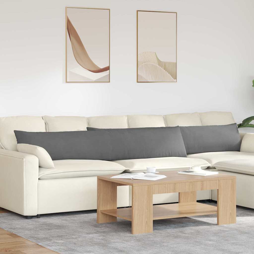Sofakissen 2 Stück Taupe 50 x 30 cm Stoff