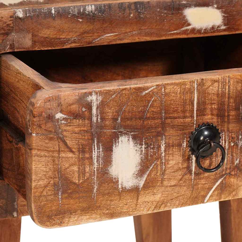 Beistelltisch Braun 40 x 32 x 46 cm Massivholz Mango