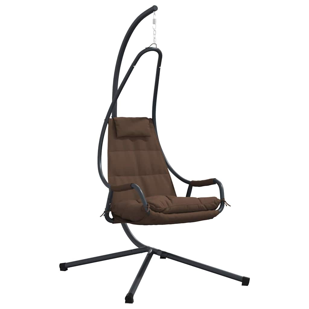 Hängendes Ei-Stuhl Anthrazit 94 x 107 x 196,5 cm Stahl
