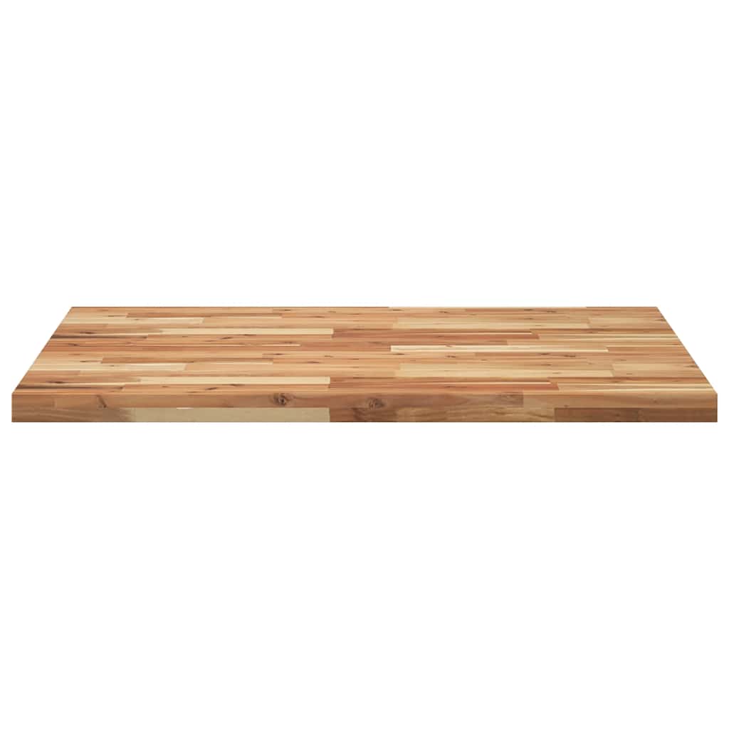 Tischplatte Rechteckig 60x50x2 cm Massivholz Akazie