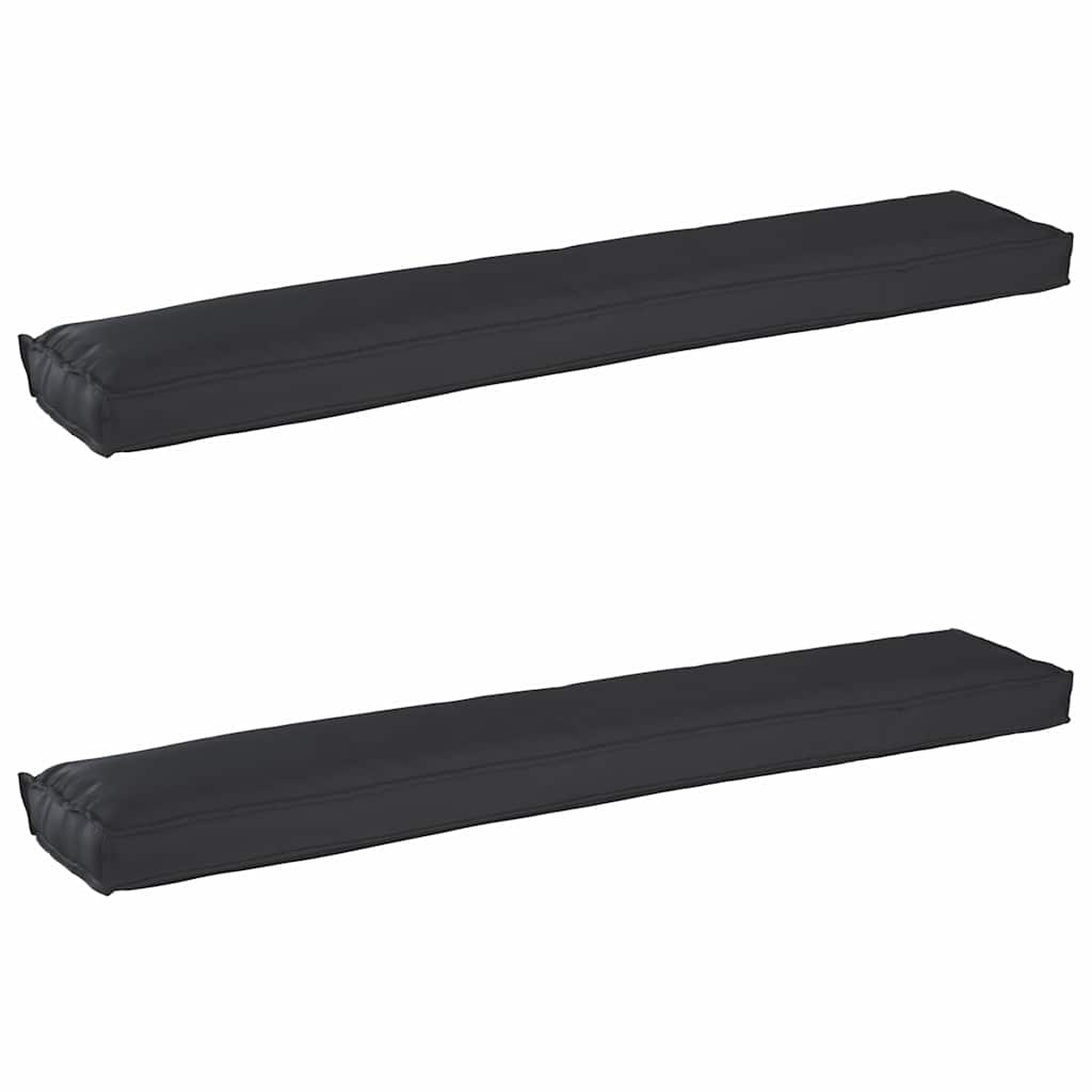 Palettenkissenset 2 pcs Anthrazit 200 x 40 x 8 cm Oxford-Gewebe