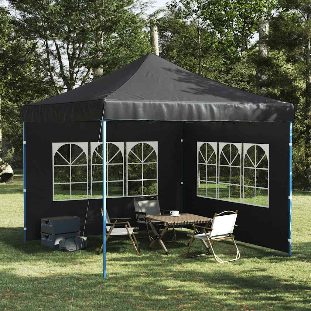 Party Zelt Seitenteil 2 pcs 300 x 195 cm Rot PE und Stahl