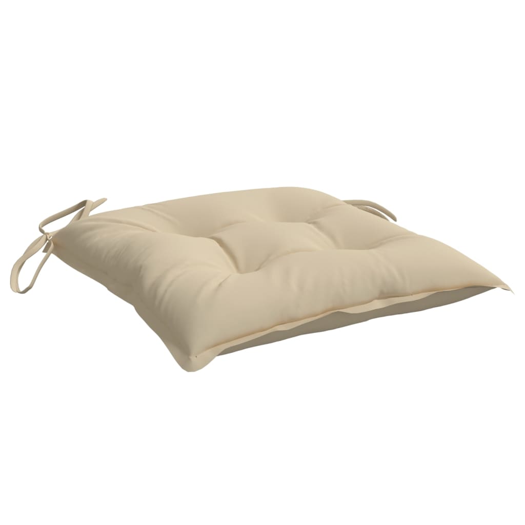 Stuhlkissen 4 Stk. Hellblau 40x40x7 cm Oxford-Gewebe