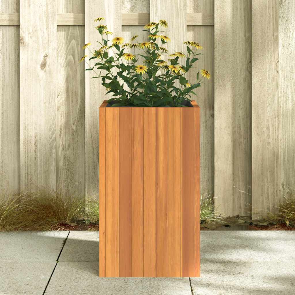 Pflanzkübel 25x25x25 cm Massivholz Akazie