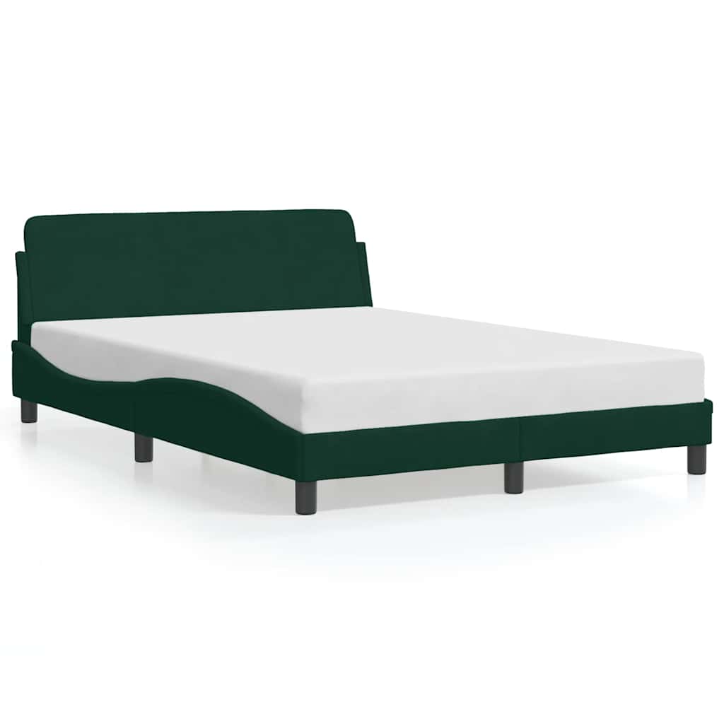 Bettgestell "Dover" Hellgrau 80x200 cm Samt