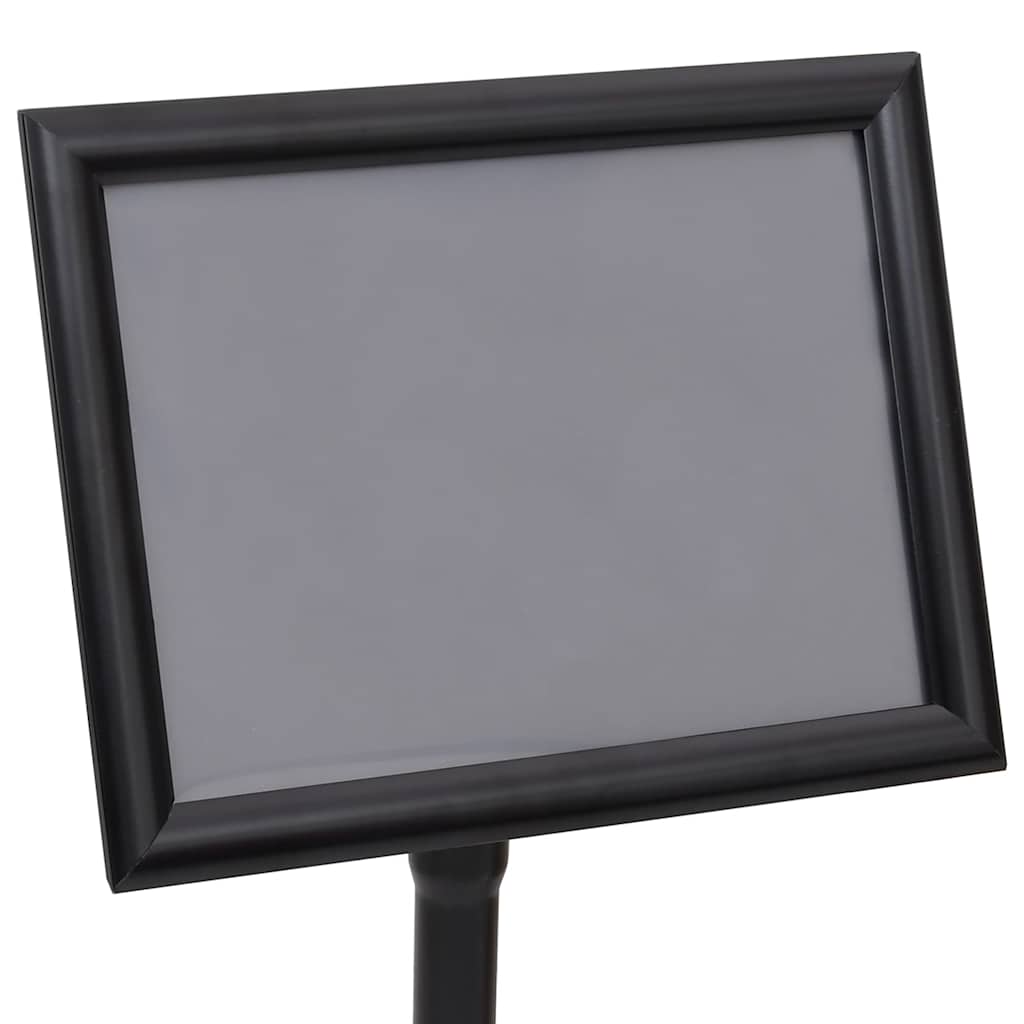 Plakatständer 2 pcs Schwarz 45 x 32,7 x 108 cm Aluminium