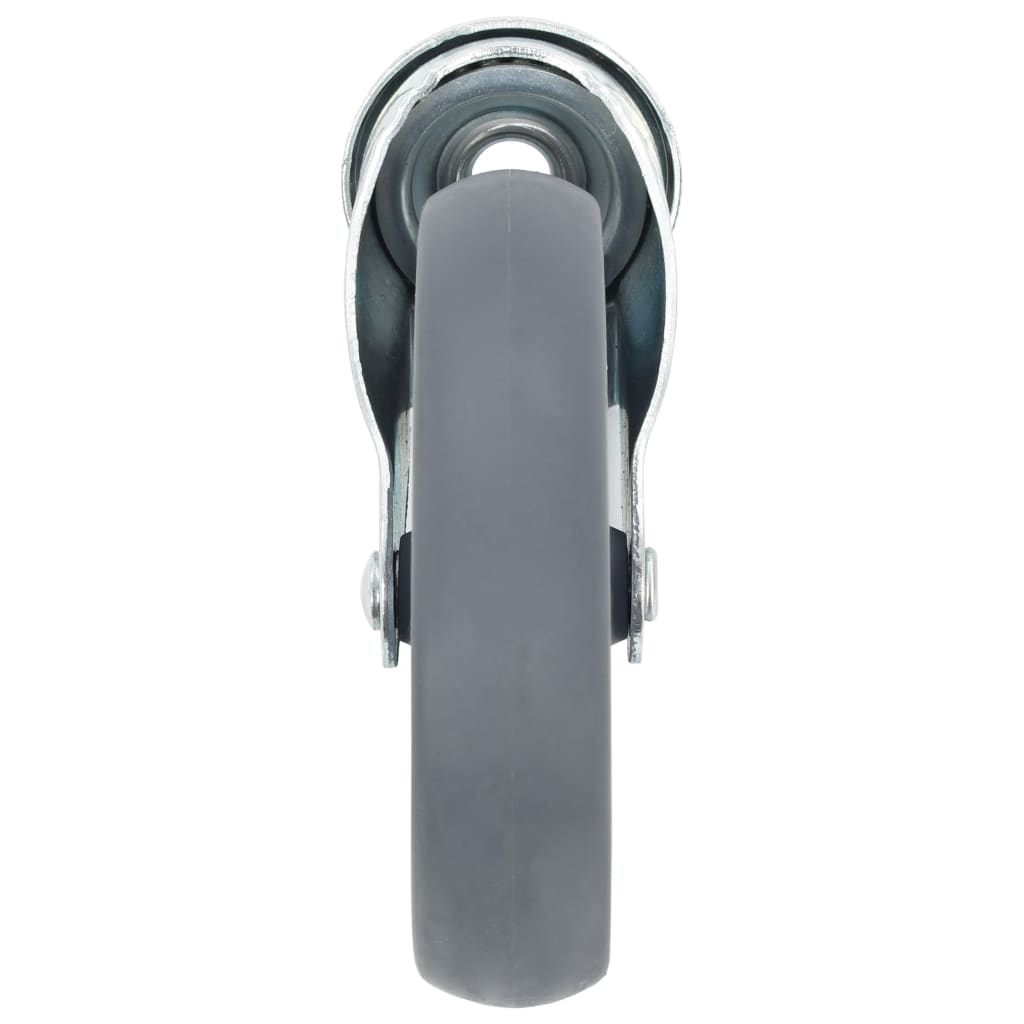 8 Stk. Lenkrollen mit Bolzenloch 125 mm