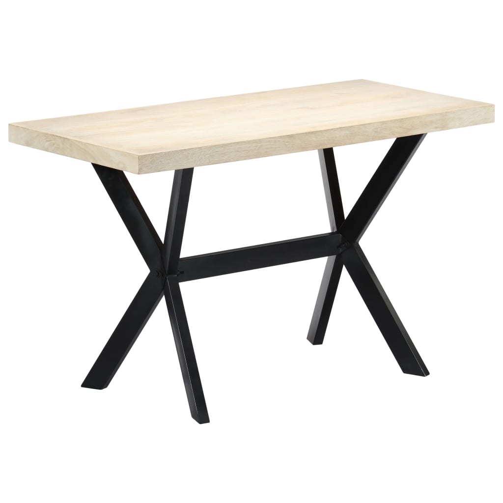 Esstisch Massivholz Mango und Stahlgestell 180 cm