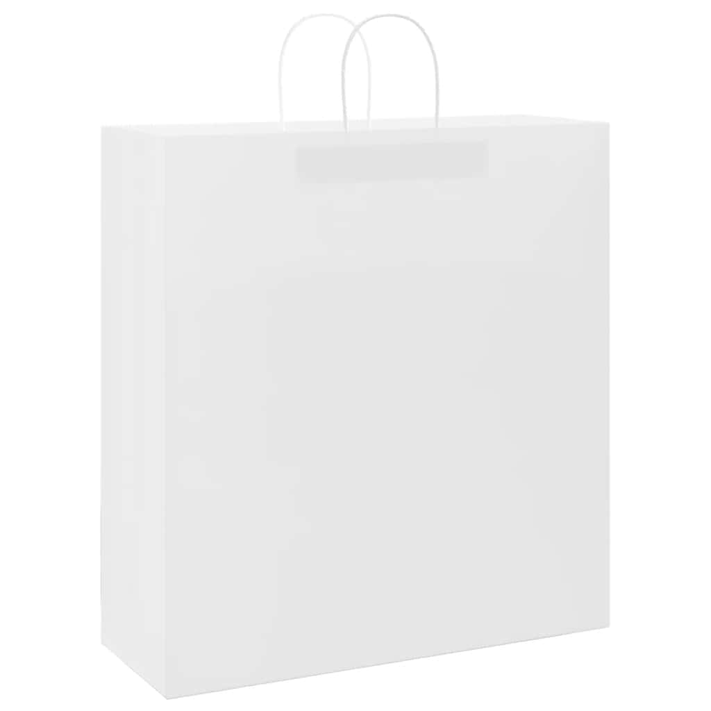 Papiertragetaschen 50 Stk. mit Henkeln Braun 21x11x36 cm