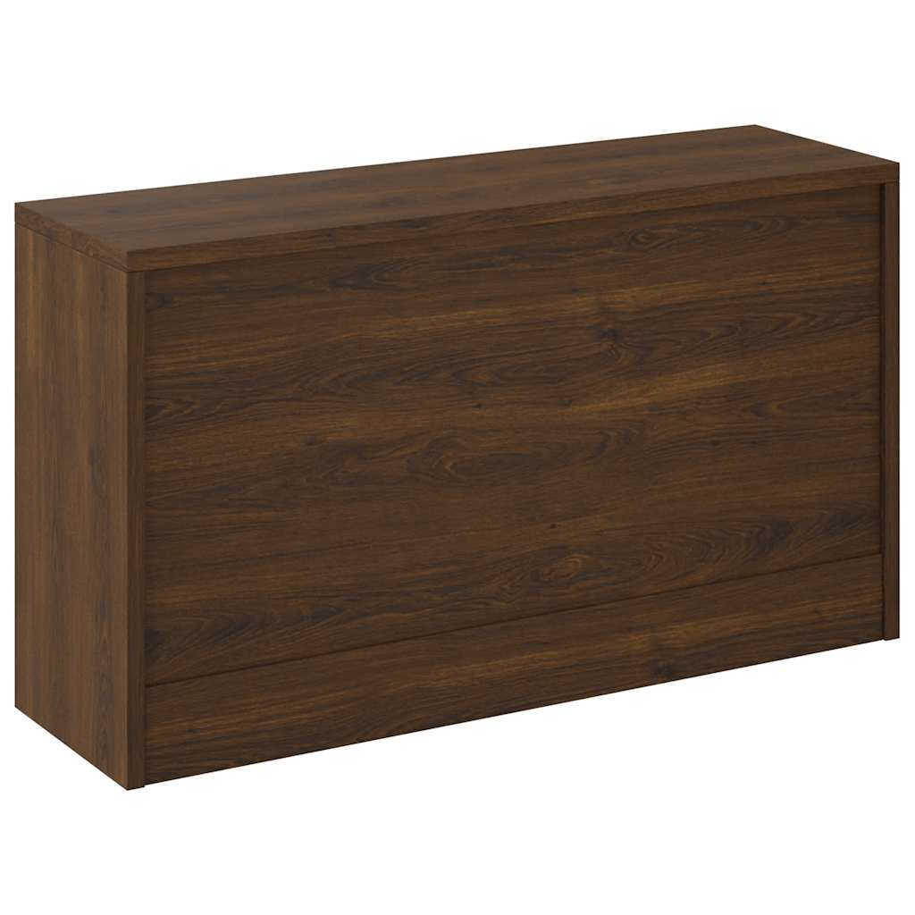 Schuhbank Eiche 80x24x45 cm